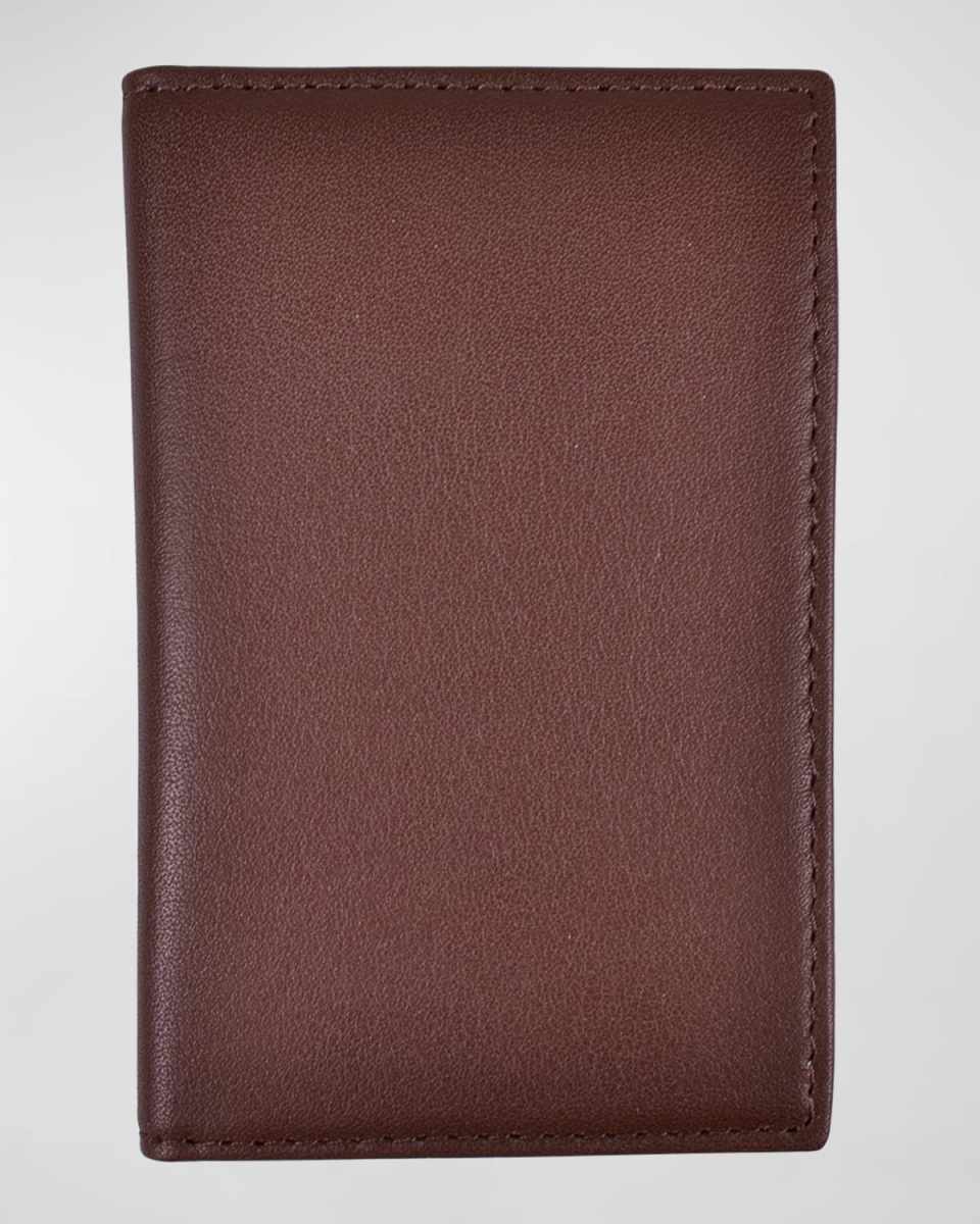 Personalized Leather RFID-Blocking Card Holder